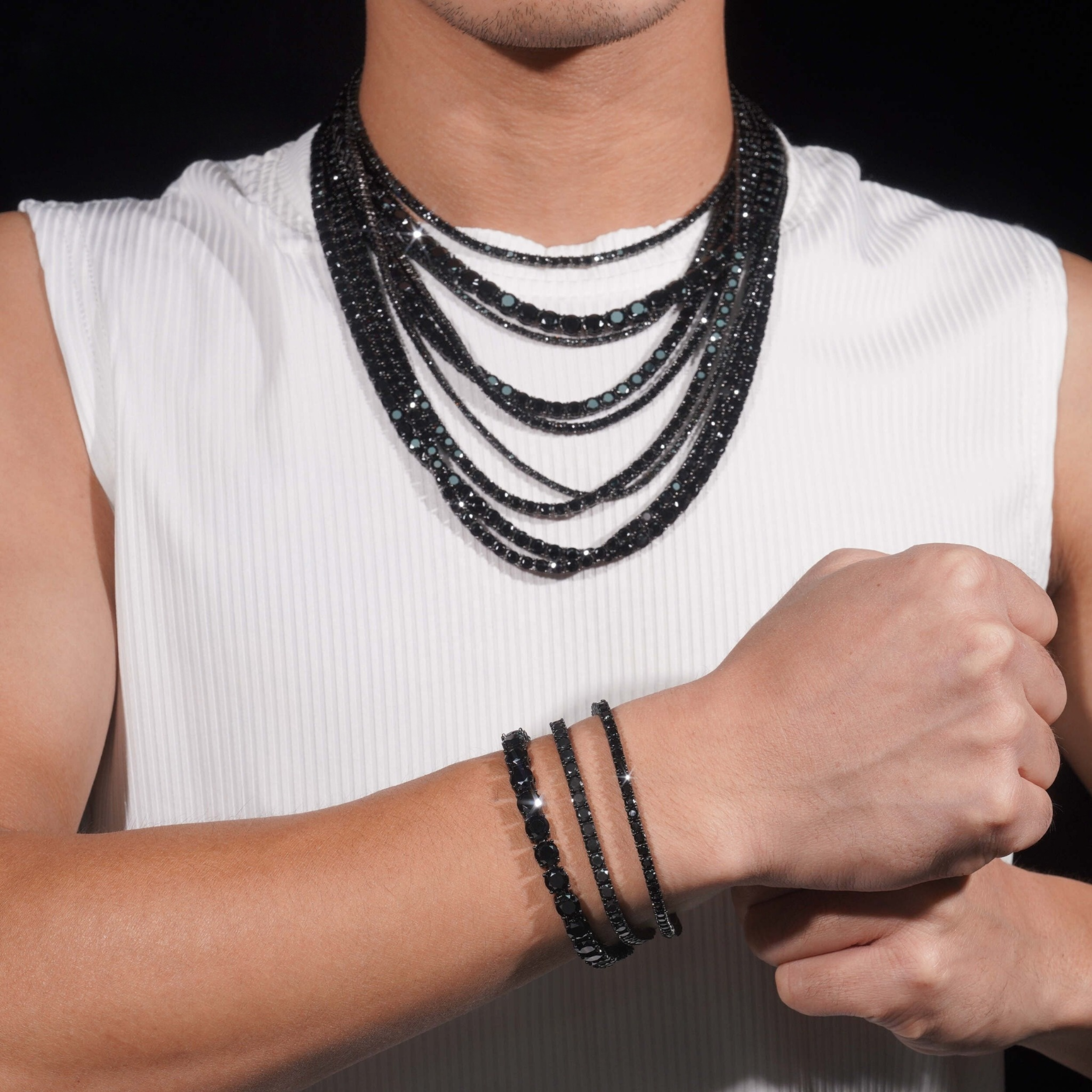 Black Spark Tennis – 2MM–6.5MM