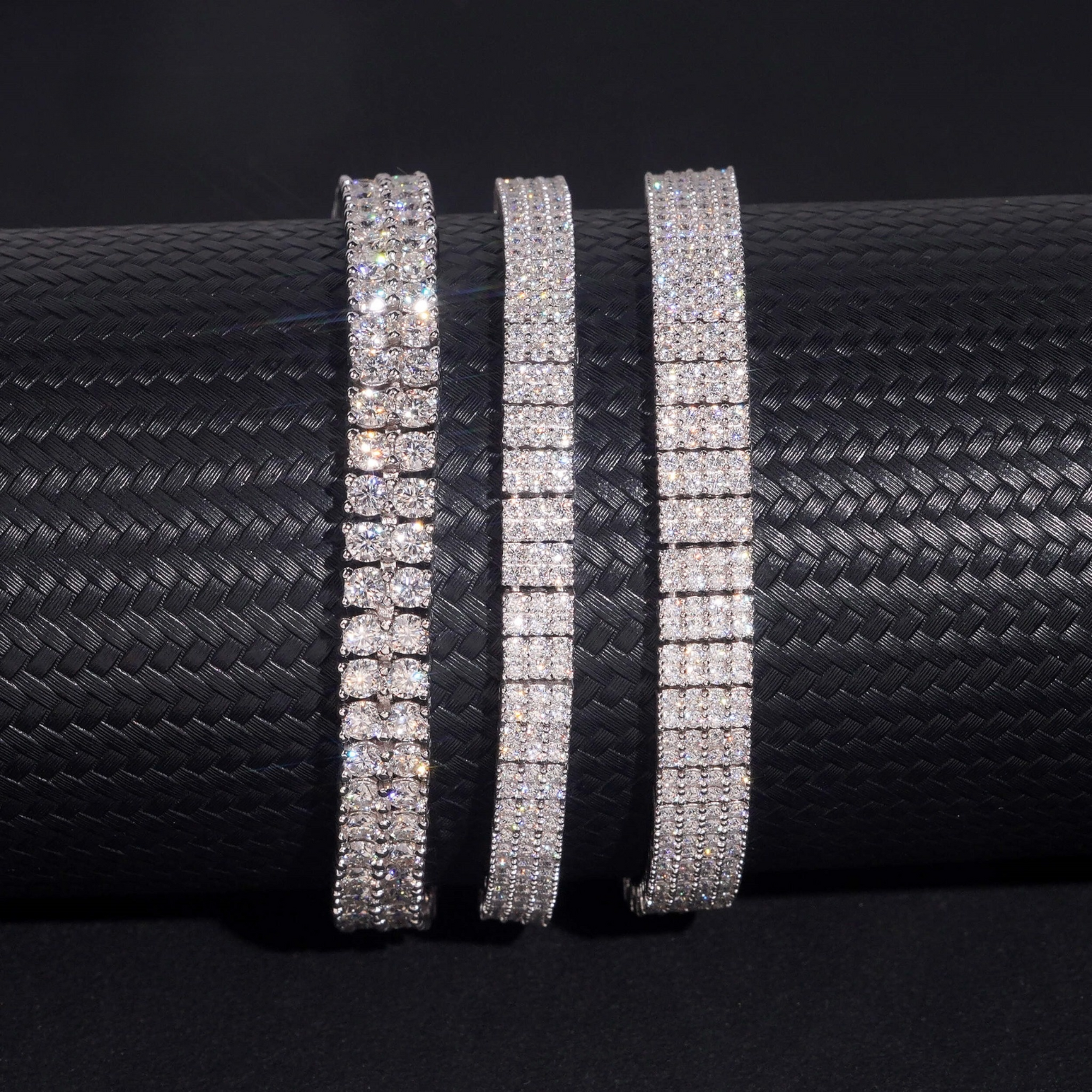 Iced Rows Tennis Bracelet