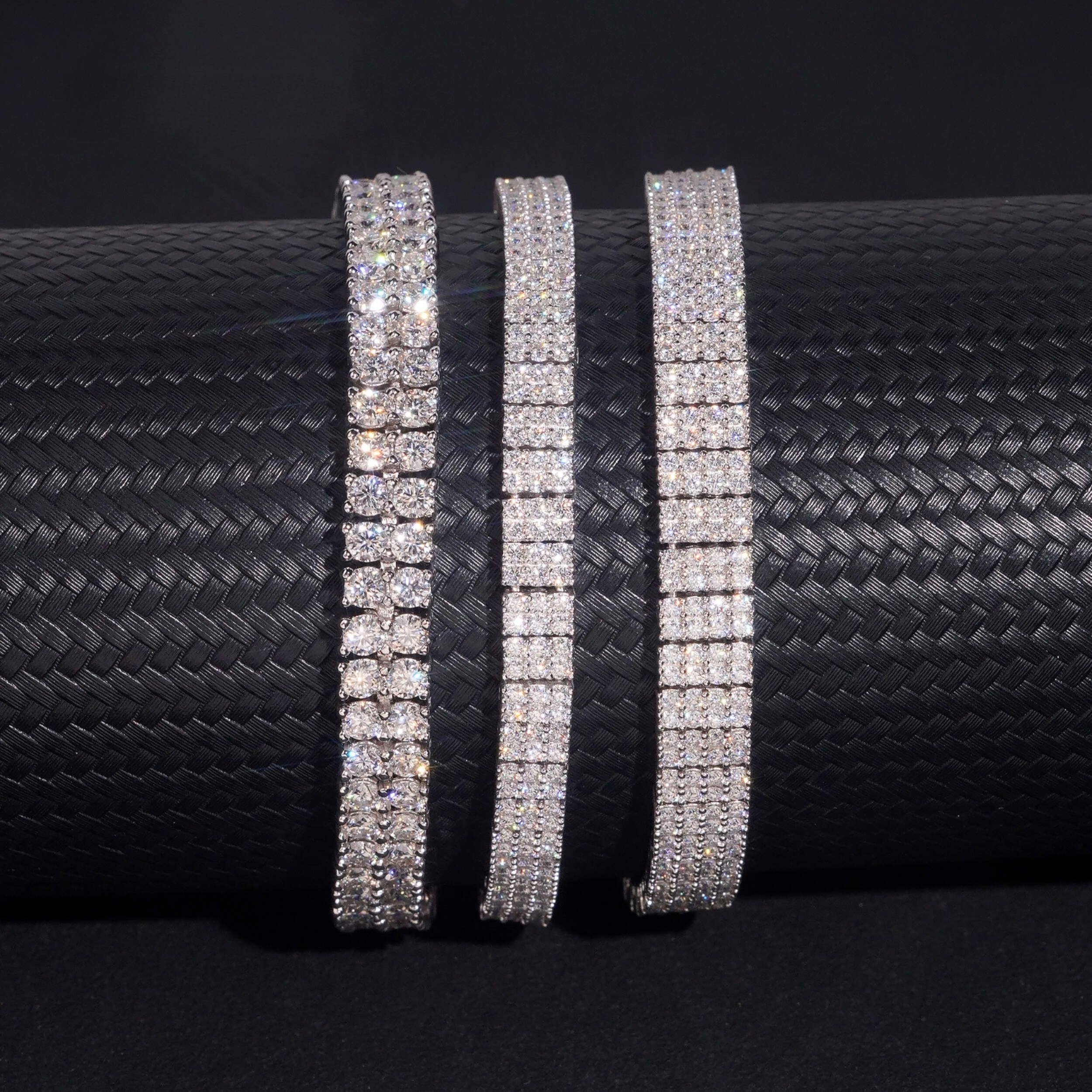 Iced Rows Tennis Bracelet