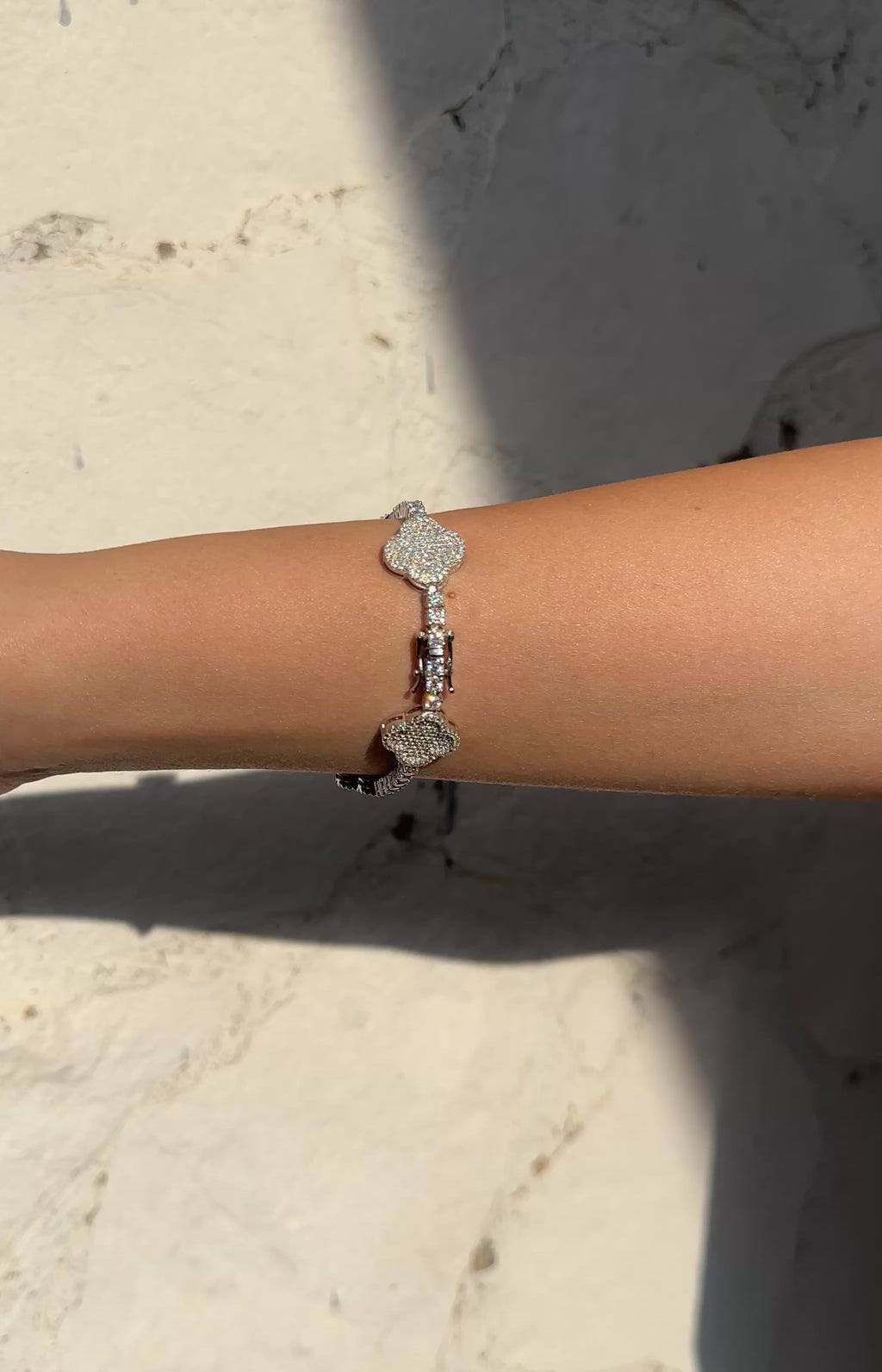 Clover Luxe Tennis Bracelet