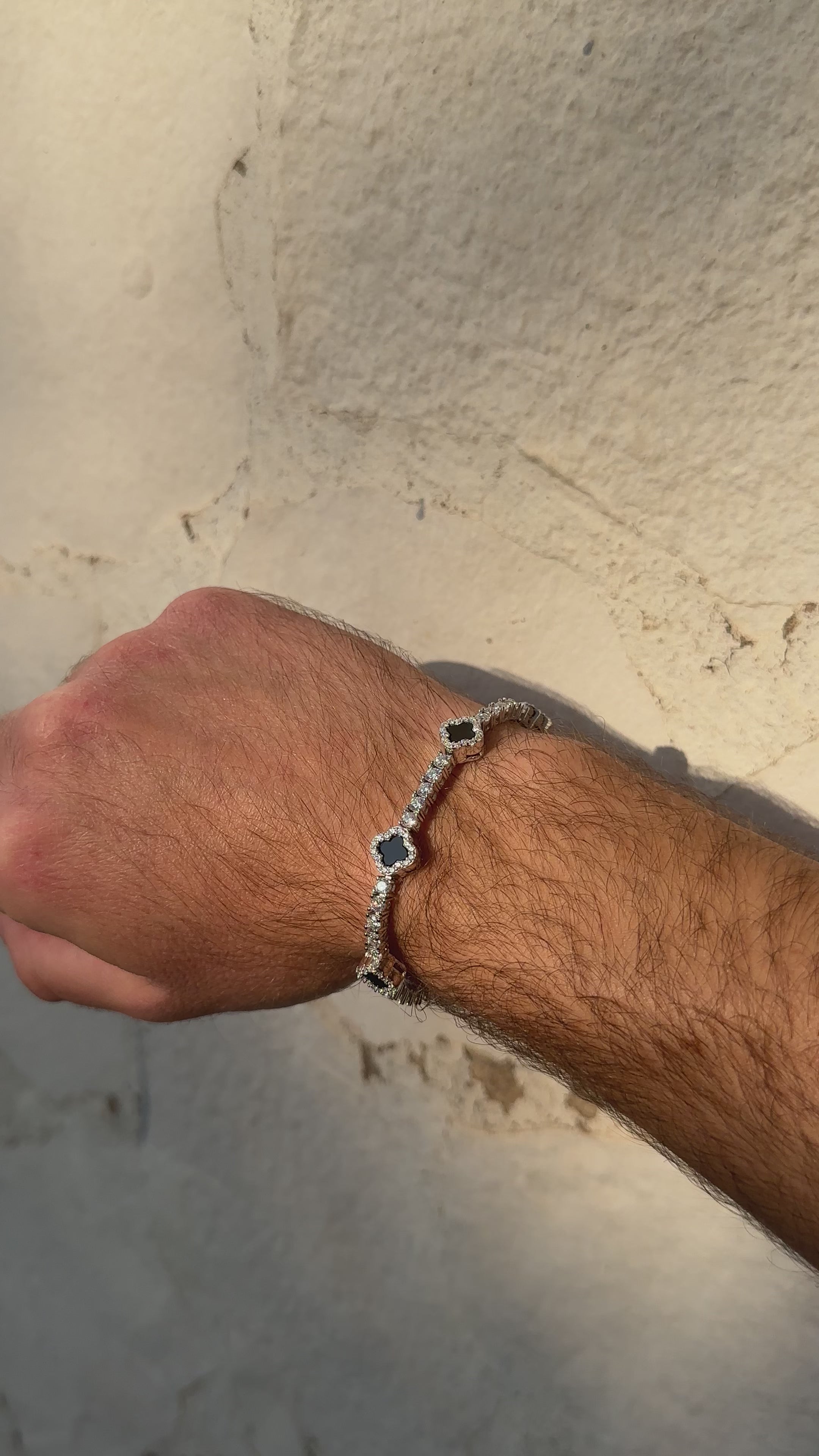 צמיד טניס תלתן - 3 מ"מ